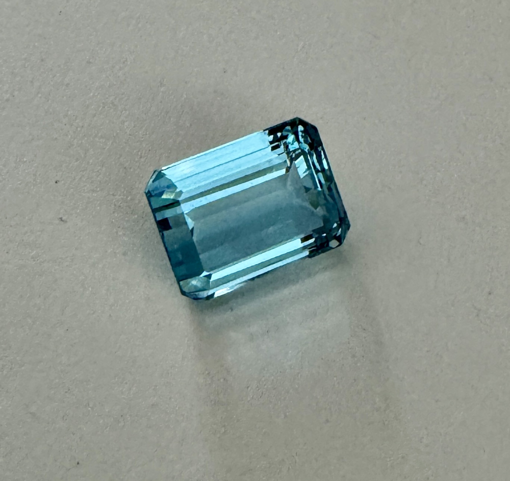 Aquamarin 16x12mm 8 eck